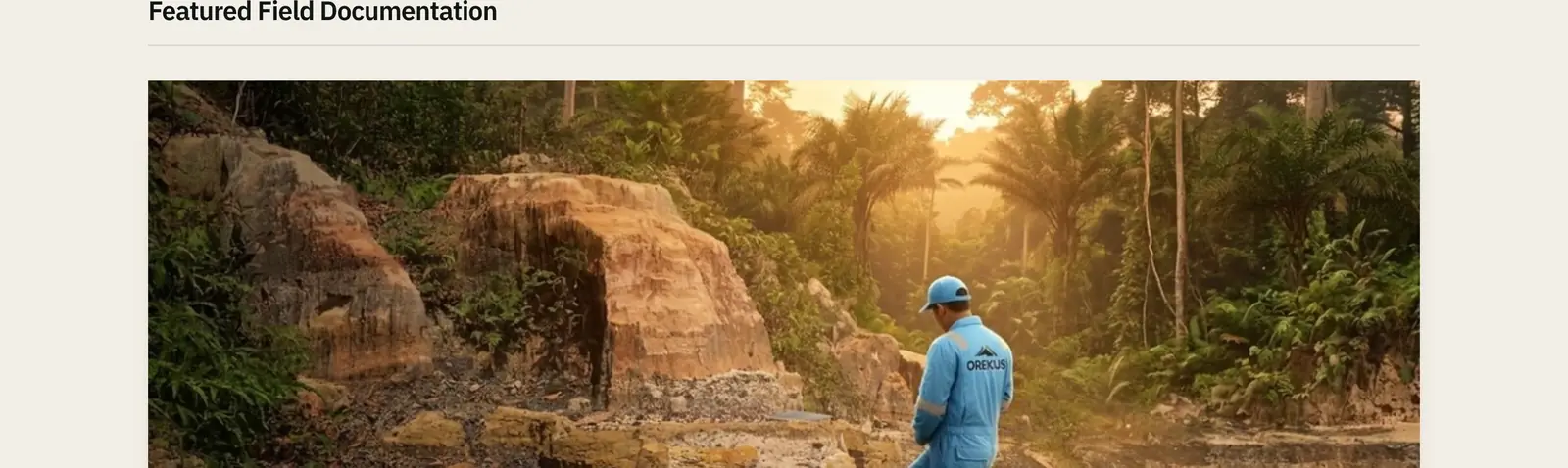 Galeri dokumentasi lapangan pada situs Orekus